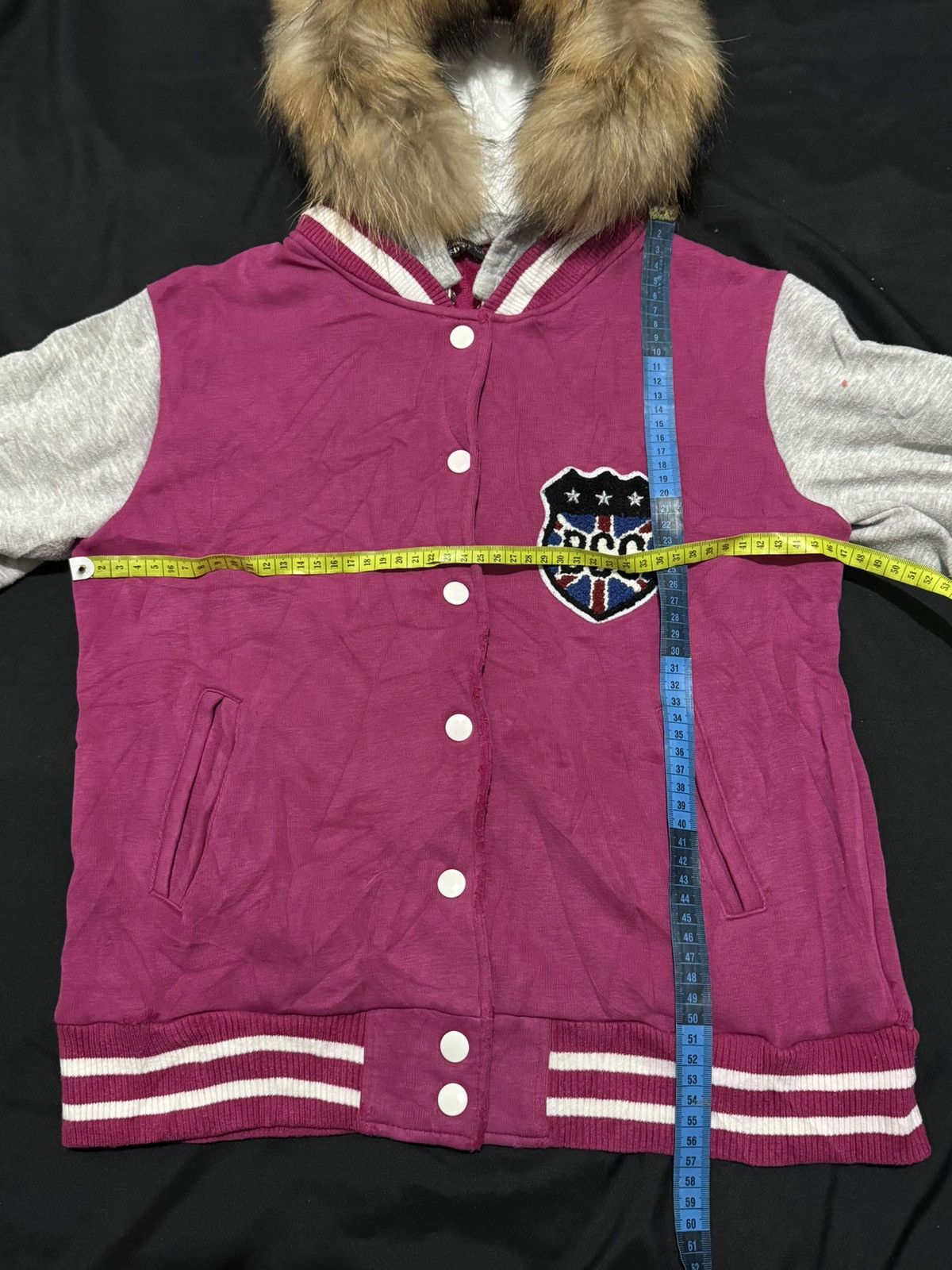 Hysteric Glamour × If Six Was Nine × Japanese Brand 2000s Blue Cross Fur Hoodie Y2k Style Size US S / EU 44-46 / 1 - 6 Thumbnail