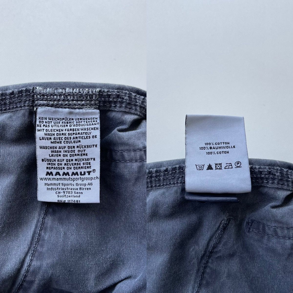 Mammut Mammut Vintage Garments Pants Washed Grey Y2K Gorpcore Size US 36 / EU 52 - 11 Thumbnail