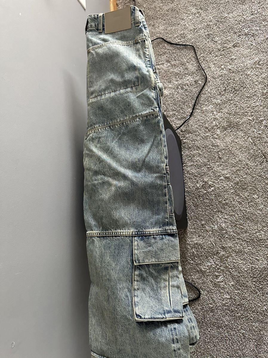 Entire Studios Heavy Denim Cargo Surface Wave Size US 30 / EU 46 - 3 Thumbnail