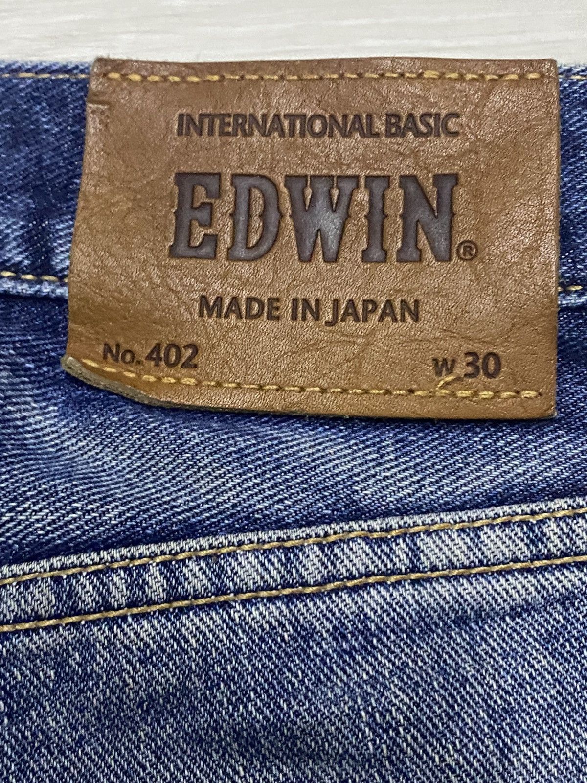 Japanese Brand Vintage Japanese Edwin 402Mud Wash Distressed Jeans Size US 30 / EU 46 - 11 Thumbnail