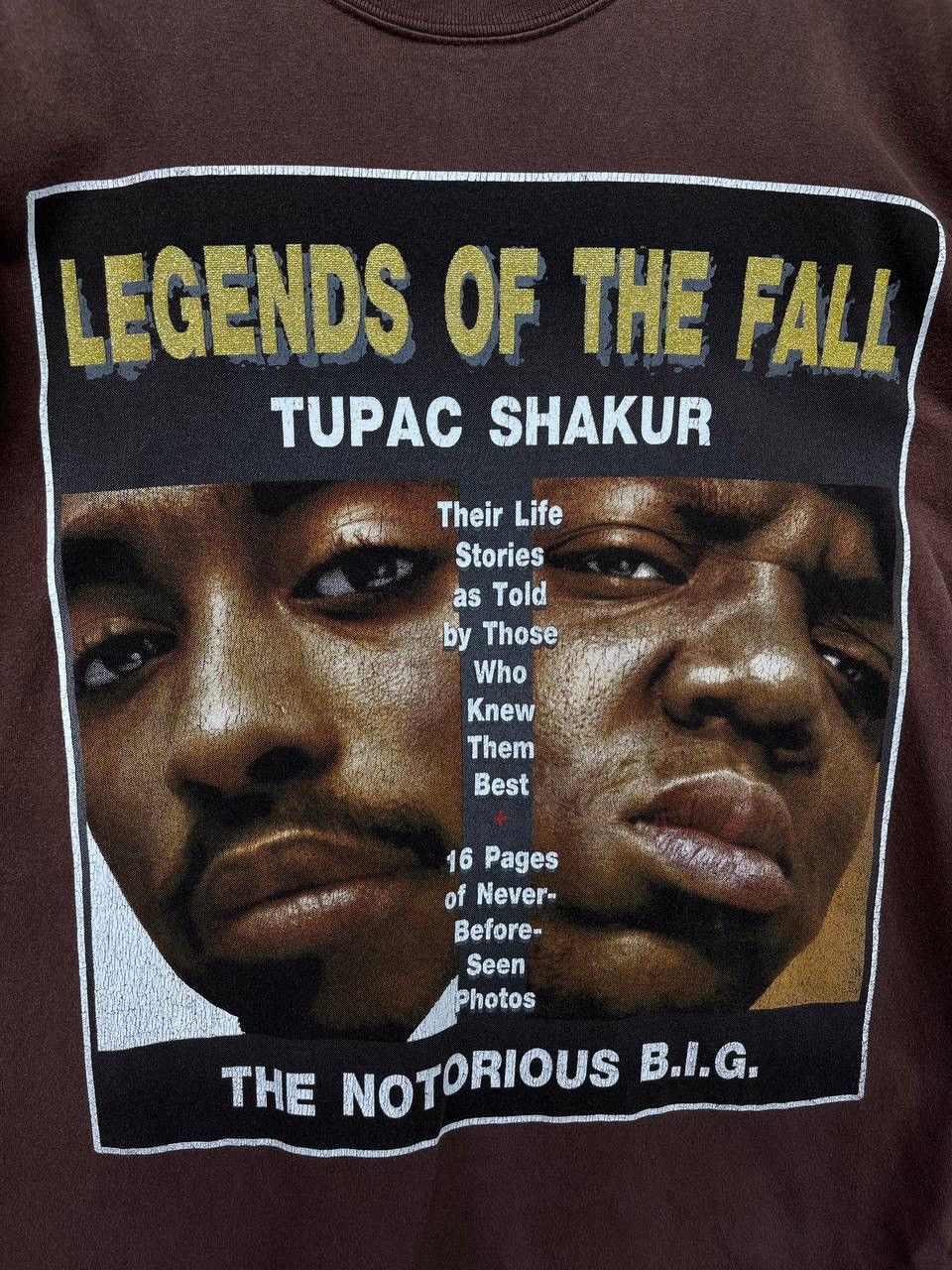 Band Tees Vintage Tupac Shakur x The Notorious Big Rapp Tees T Shirts Size US M / EU 48-50 / 2 - 6 Thumbnail