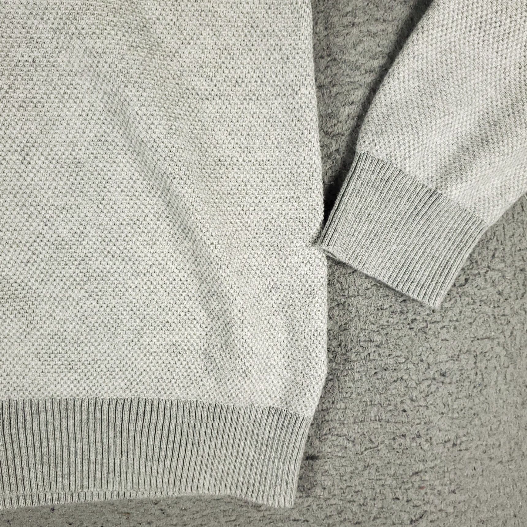 Brooks Brothers Brooks Brothers Sweater XL Gray Knit 1/4 Zip Pullover Mens Classic Casual Size US XL / EU 56 / 4 - 4 Thumbnail