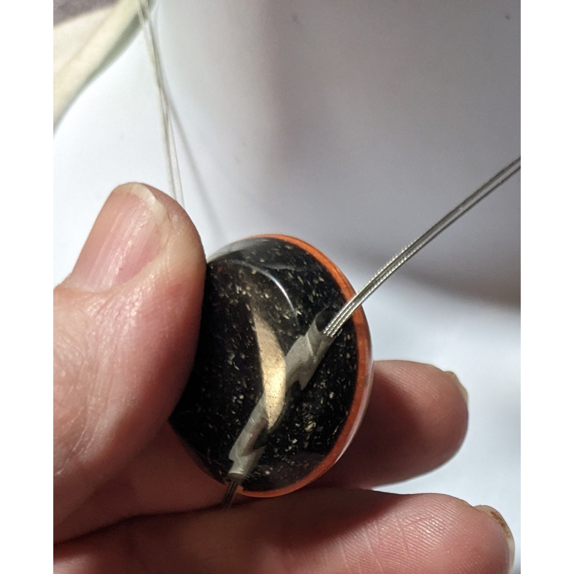 Other Vintage Southwestern Crushed Stone In Resin Turtle Pendant N Size ONE SIZE - 9 Thumbnail