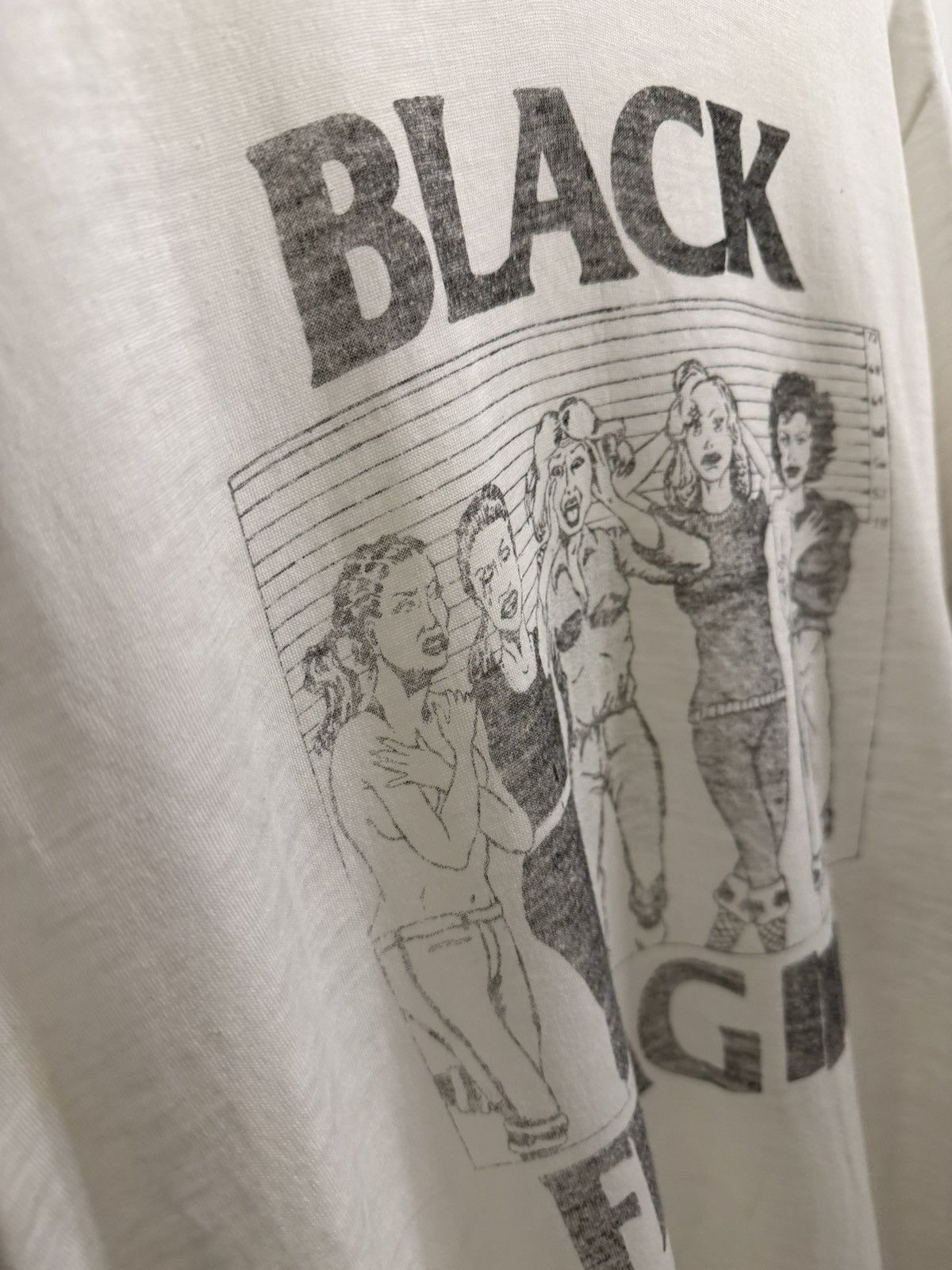 Band Tees 1980’s Black Flag – “Police Line-Up” Vintage Tee Size US L / EU 52-54 / 3 - 7 Thumbnail