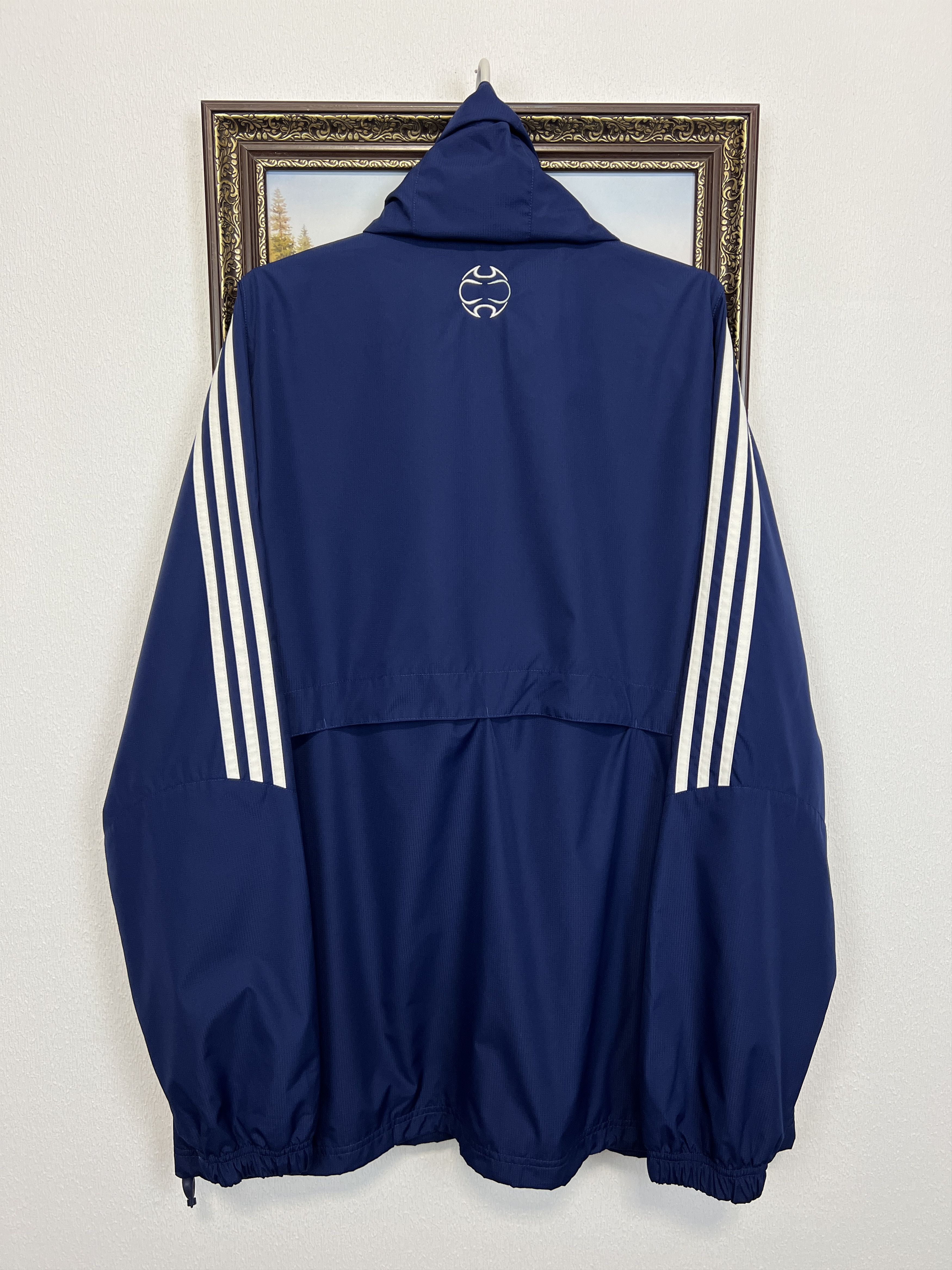 Adidas Vintage Finland Football Jacket Soccer Hooded Track Top Size US XL / EU 56 / 4 - 9 Thumbnail