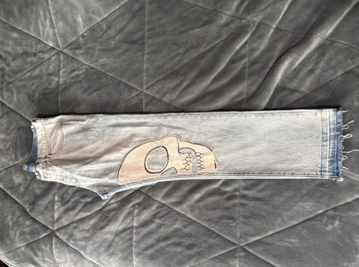 MNML D181 Denim - Blue/White Skull Size US 38 / EU 54 - 4 Thumbnail