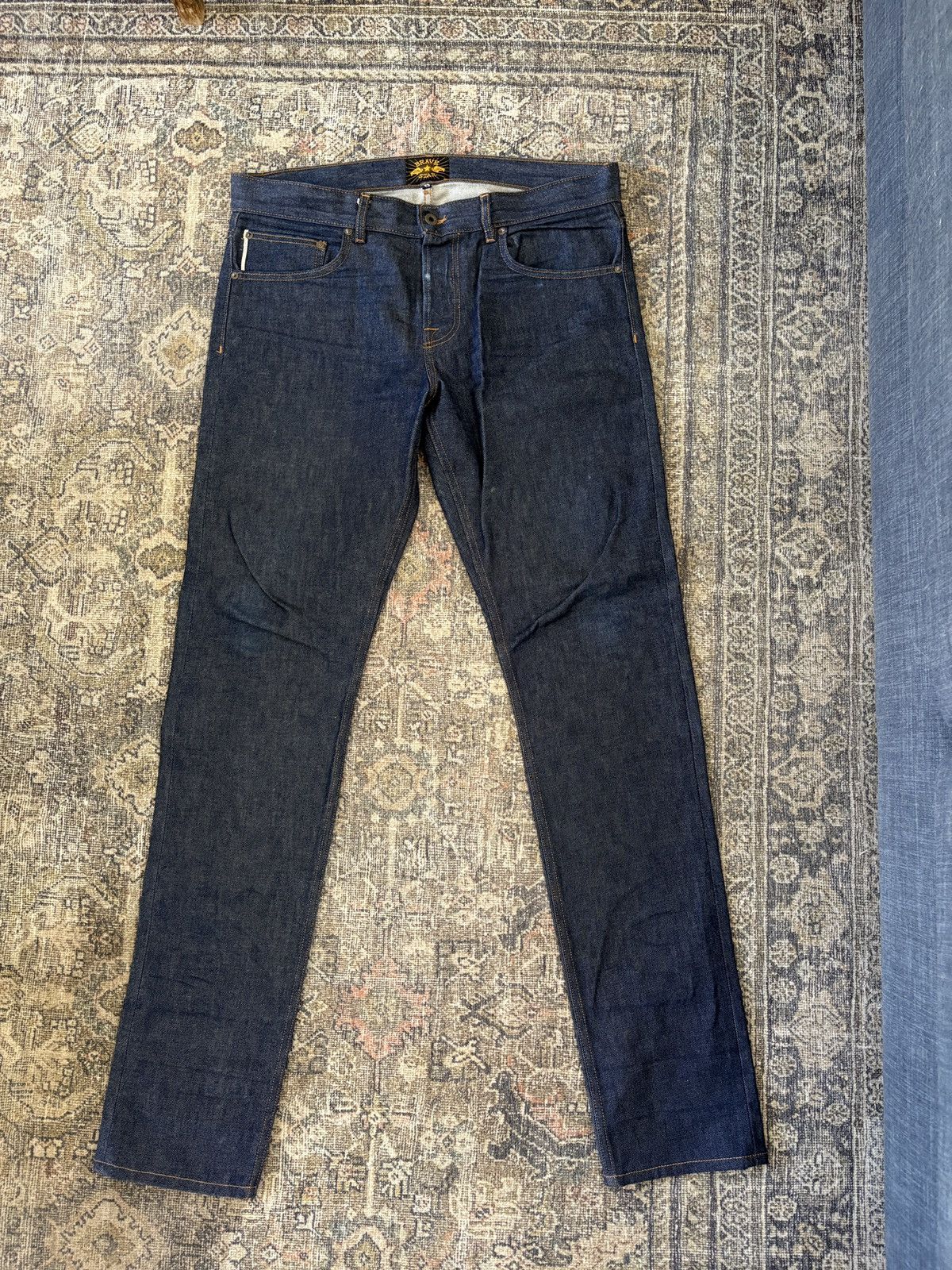 Brave Star Selvage Brave Star Selvage Raw Selvedge Jeans — Indigo / W35 x L36 Size US 35 - 1 Thumbnail