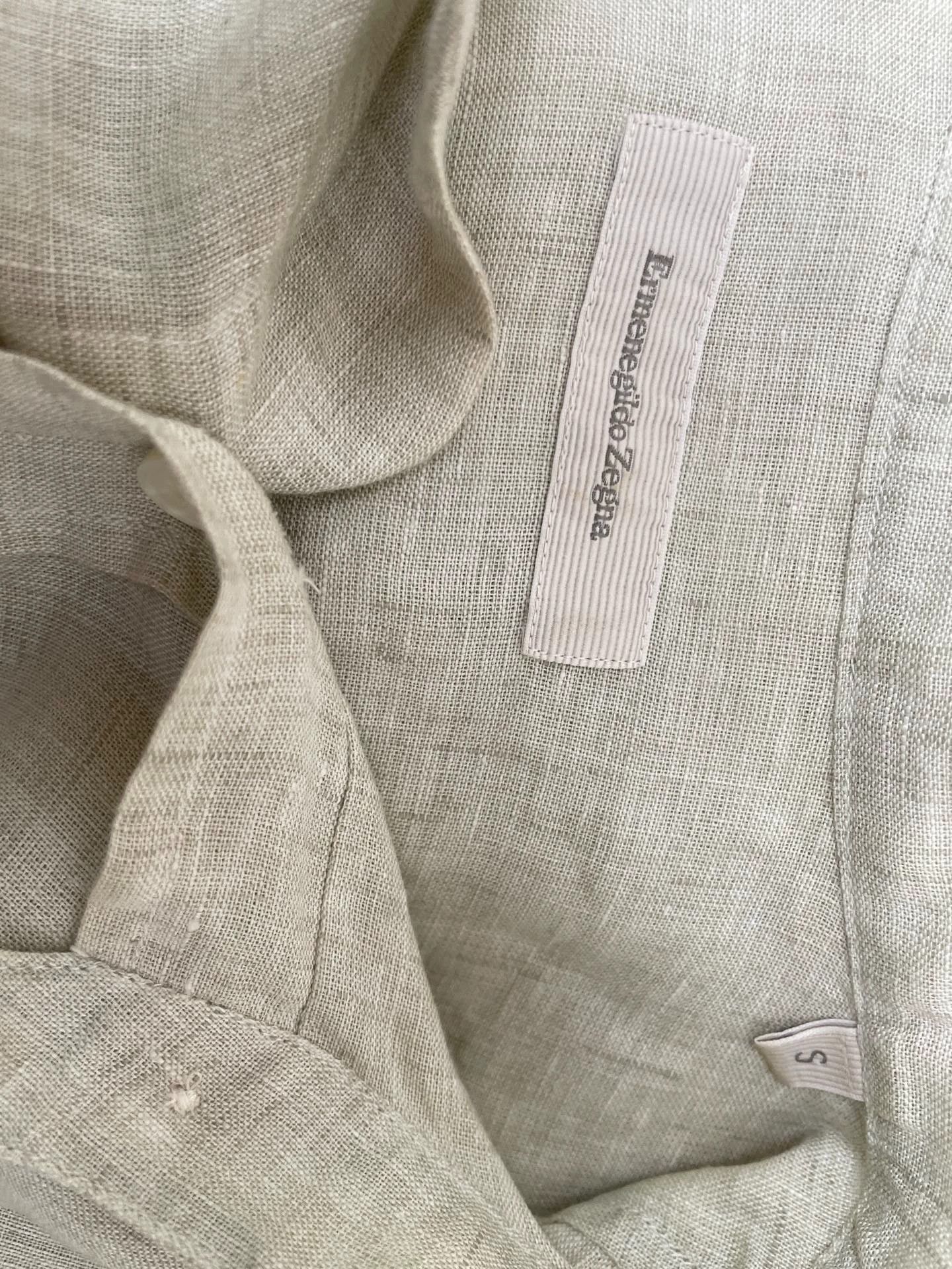 Ermenegildo Zegna Zegna Linen Shirt Old Money Never Worn Size US S / EU 44-46 / 1 - 3 Thumbnail