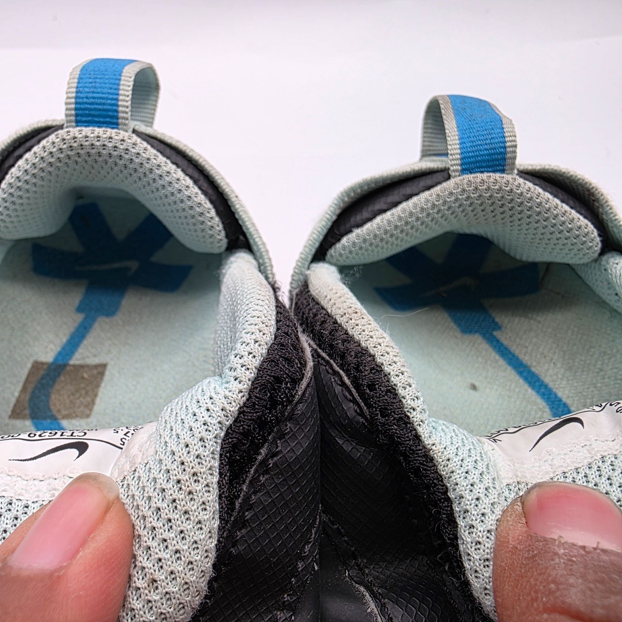 Nike Nike Zoom Pulse Black Blue Hero Teal Tint Mens Size 5 Nurse Size US 5 / EU 37 - 9 Thumbnail