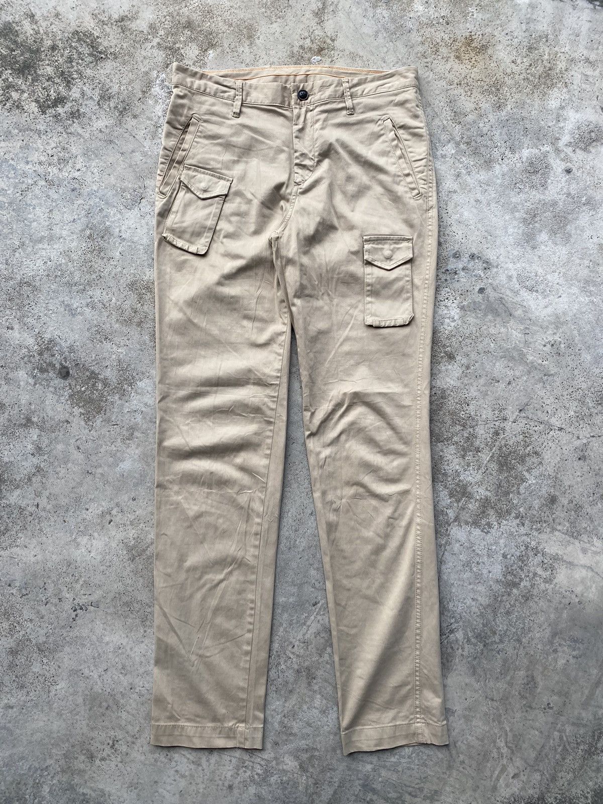 Japanese Brand 291295 Homme Cargo Bush Pants Size US 32 / EU 48 - 4 Thumbnail