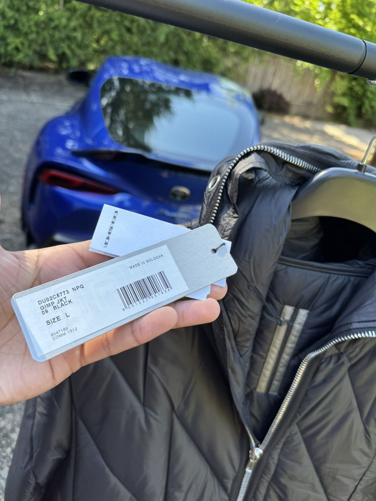 Rick Owens Rick Owens Drkshdw Nylon Gimp Jacket in Black Size US L / EU 52-54 / 3 - 7 Thumbnail