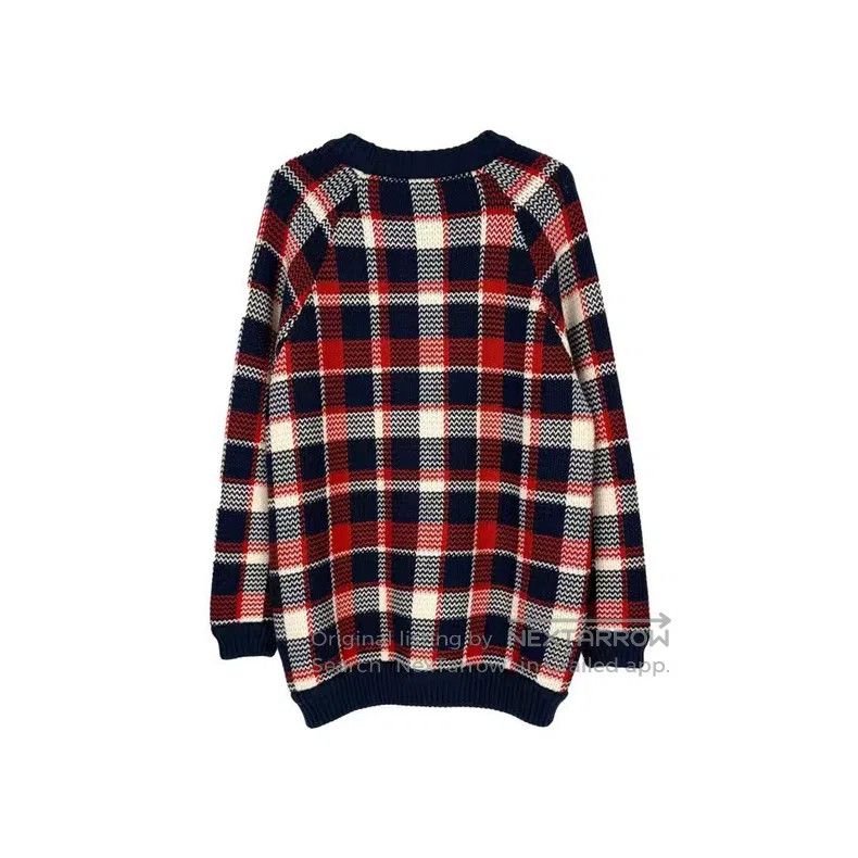 Louis Vuitton Louis Vuitton Red, white and blue plaid leather label wool Size US M / EU 48-50 / 2 - 2 Thumbnail