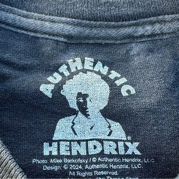 Band Tees × Jimi Hendrix NEW JIMI HENDRIX FORT WORTH TX 1968 VINTAGE T-SHIRT SZ M Size US M / EU 48-50 / 2 - 4 Thumbnail