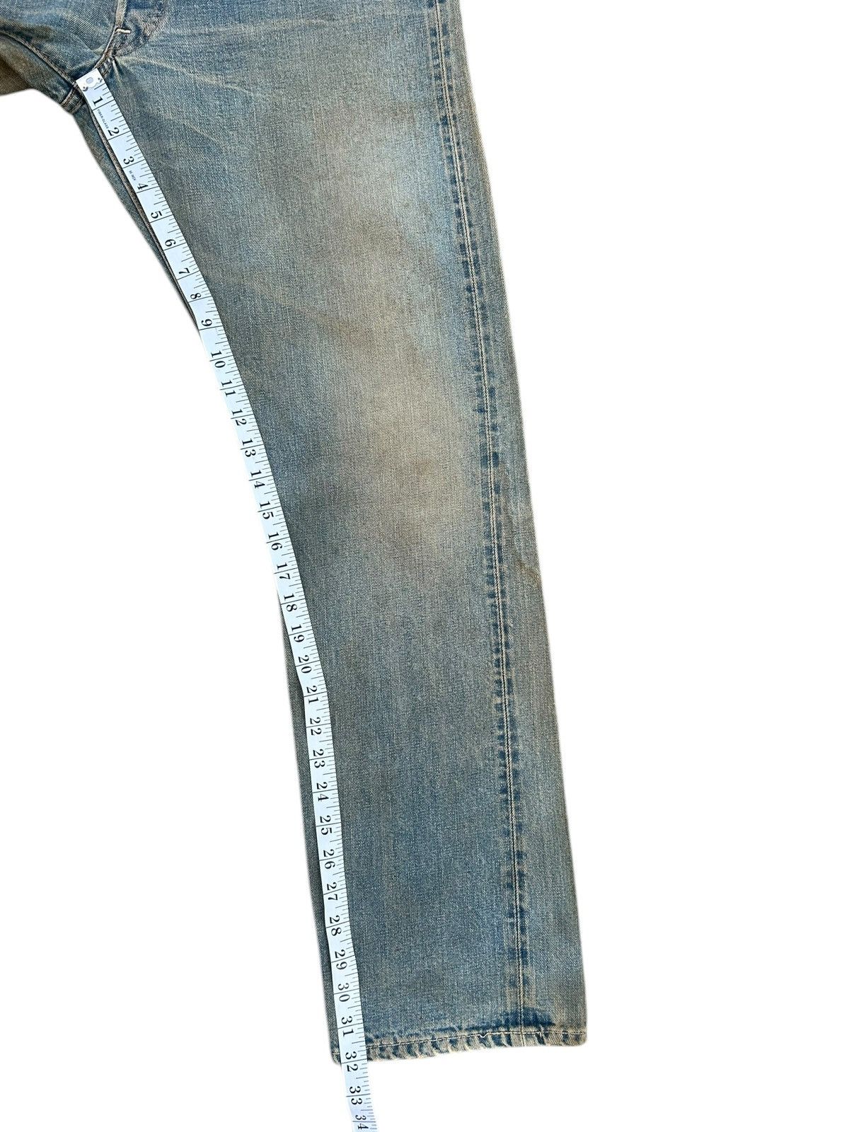 Kapital Vintage Warehouse Selvedge Distressed Rusty Dirty Denim Jean Size US 35 - 23 Thumbnail