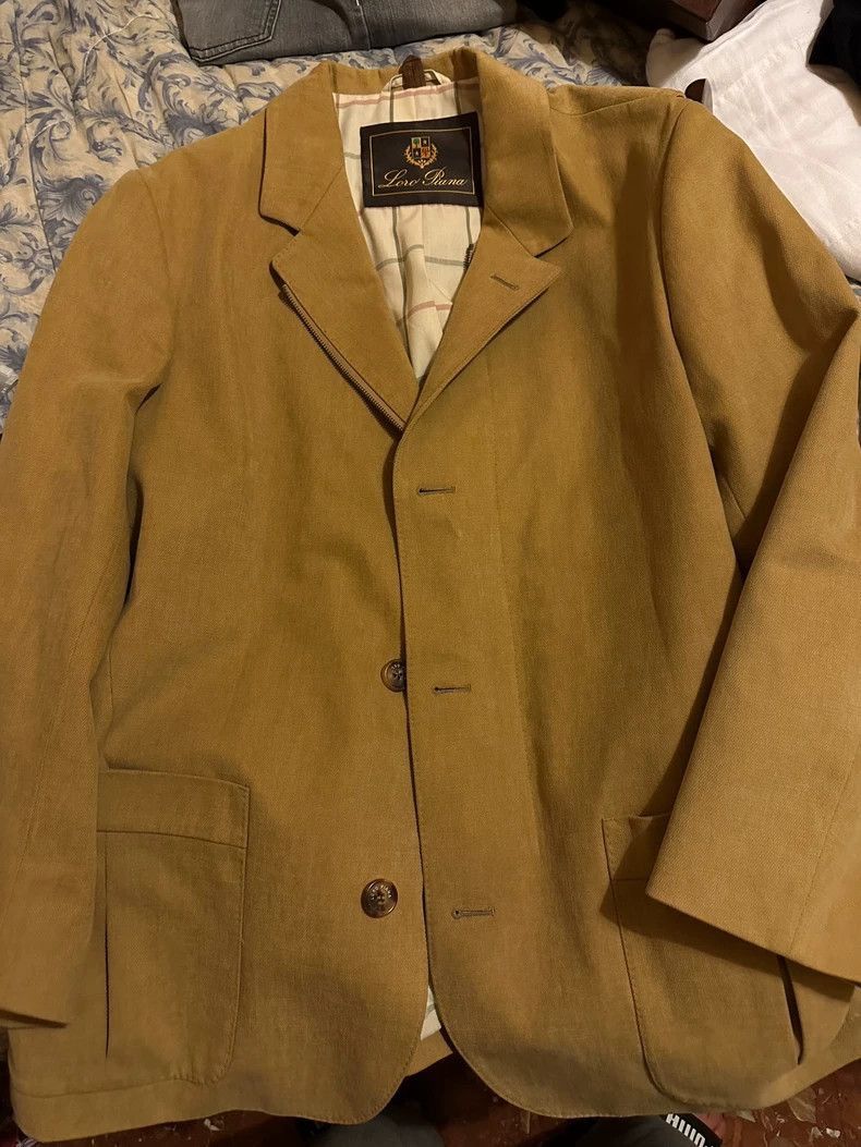 Loro Piana Loro Piana Beige Jacket Size L- Size US L / EU 52-54 / 3 - 6 Thumbnail