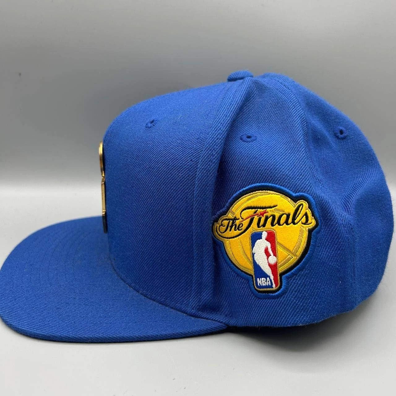 Mitchell & Ness Golden State Warriors GSW Hat Men Blue The Finals Snap Back Size ONE SIZE - 7 Thumbnail
