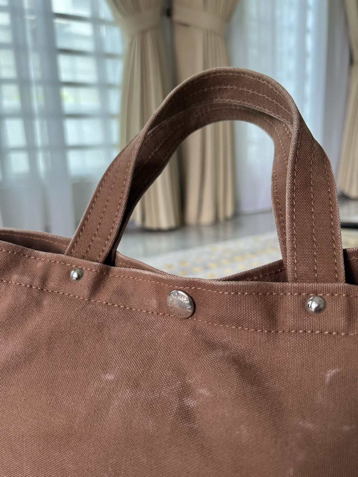 Ichizawa Shinzaburo Hanpu × Japanese Brand Distressed Ichizawa Hanpu tote bag Size ONE SIZE - 2 Thumbnail