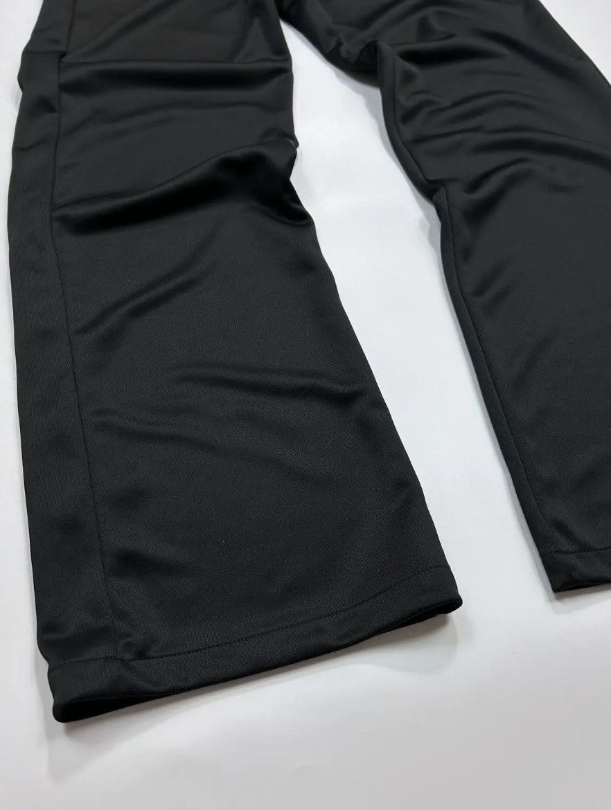 Other Vintage Nike Track Pants Jet Black Polyester White Y2K Size 30" / US 8 / IT 44 - 4 Thumbnail