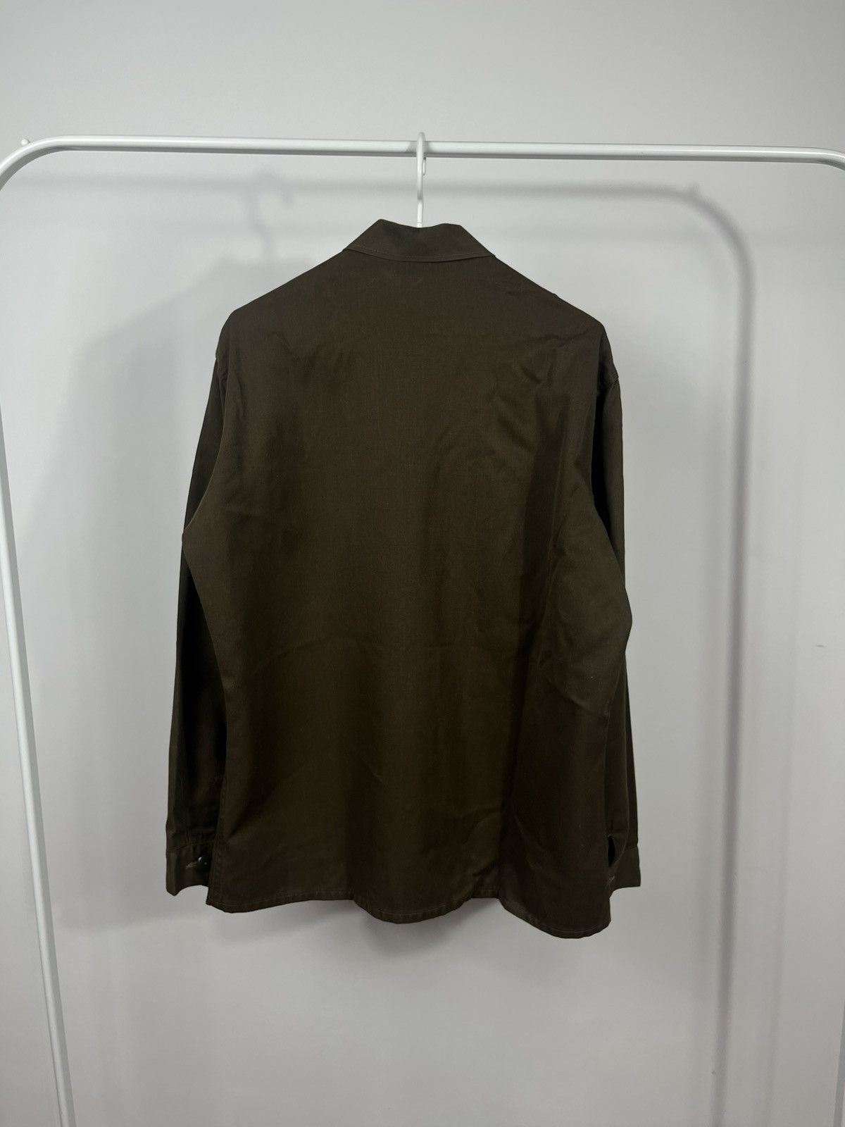 Other 1981 German Army Moleskin Field Shirt Olive Military Vintage Size US L / EU 52-54 / 3 - 10 Thumbnail