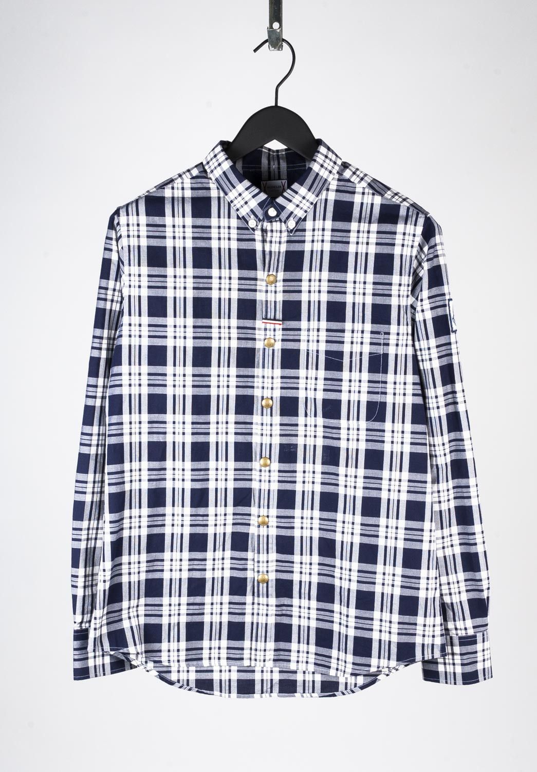 image of Original Moncler Gamme Bleu Men Shirt Size M Blue H4088