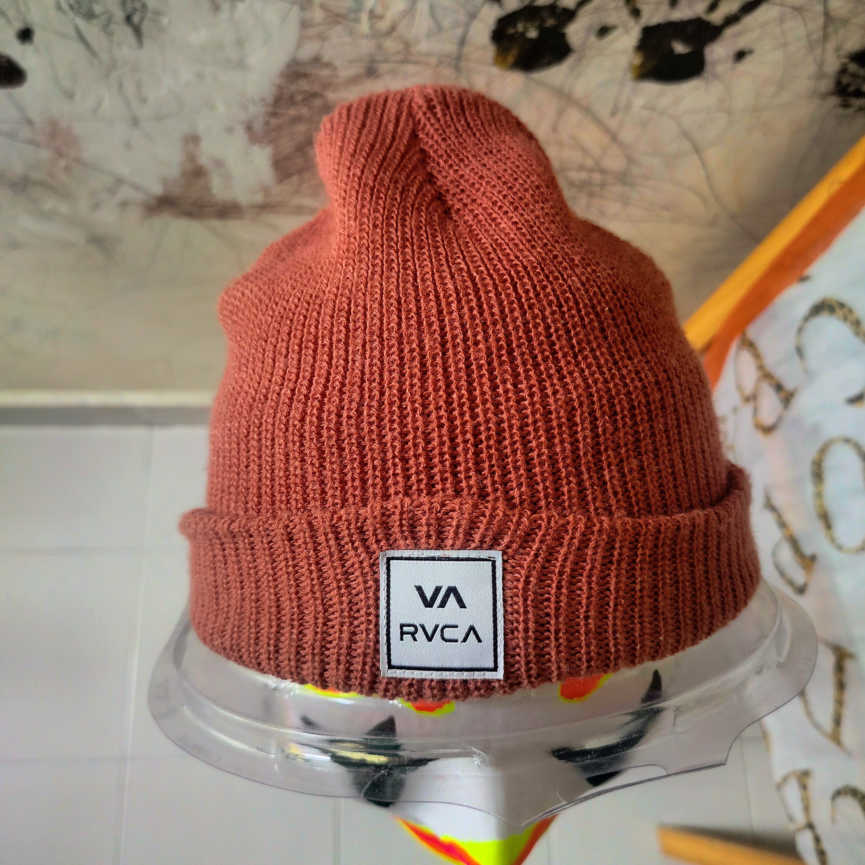 RVCA Washed RVCA Knitted Beanie Size ONE SIZE - 1 Thumbnail