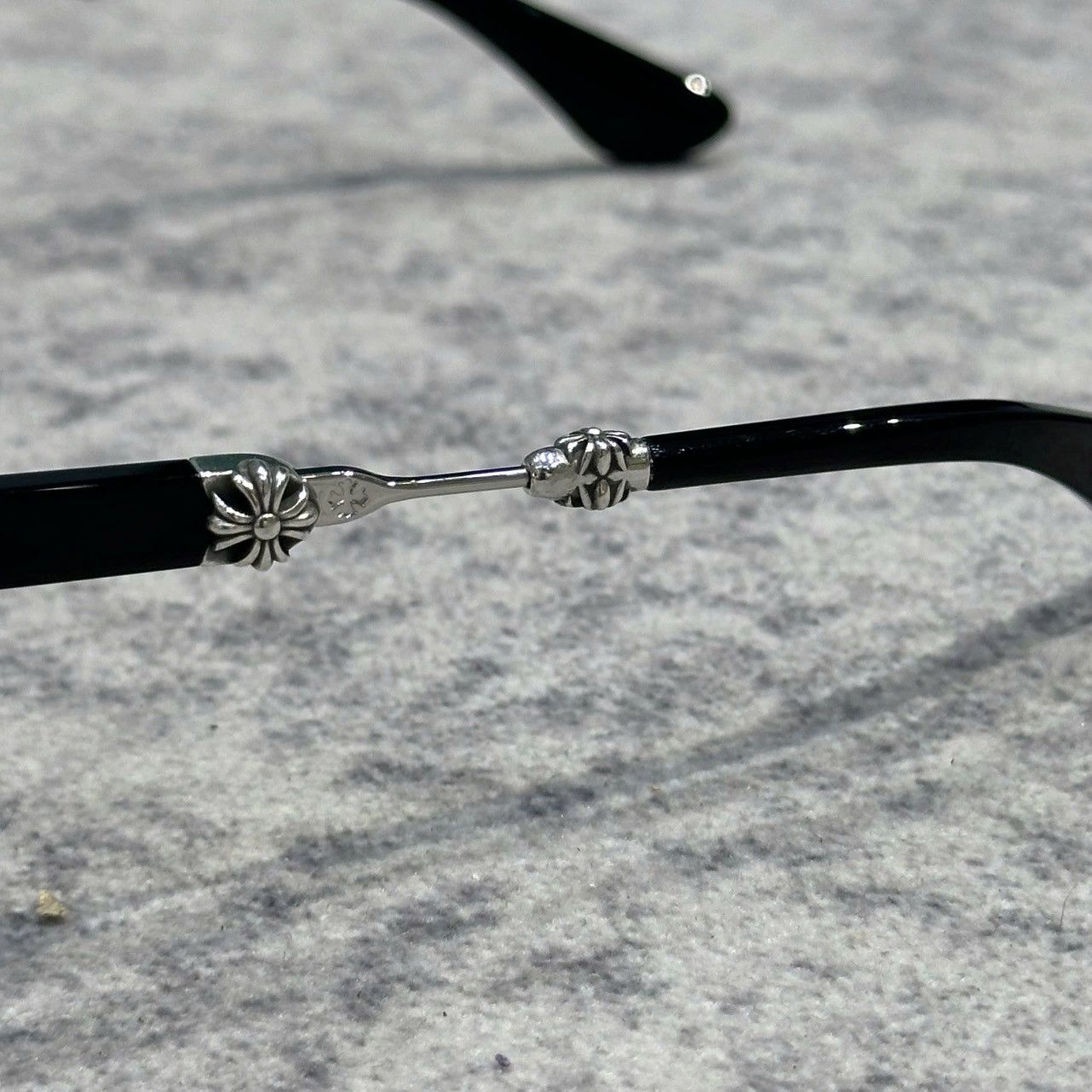 Chrome Hearts CHROME HEARTS EVAGILIST BLACK/SHINY SILVER Size ONE SIZE - 7 Thumbnail