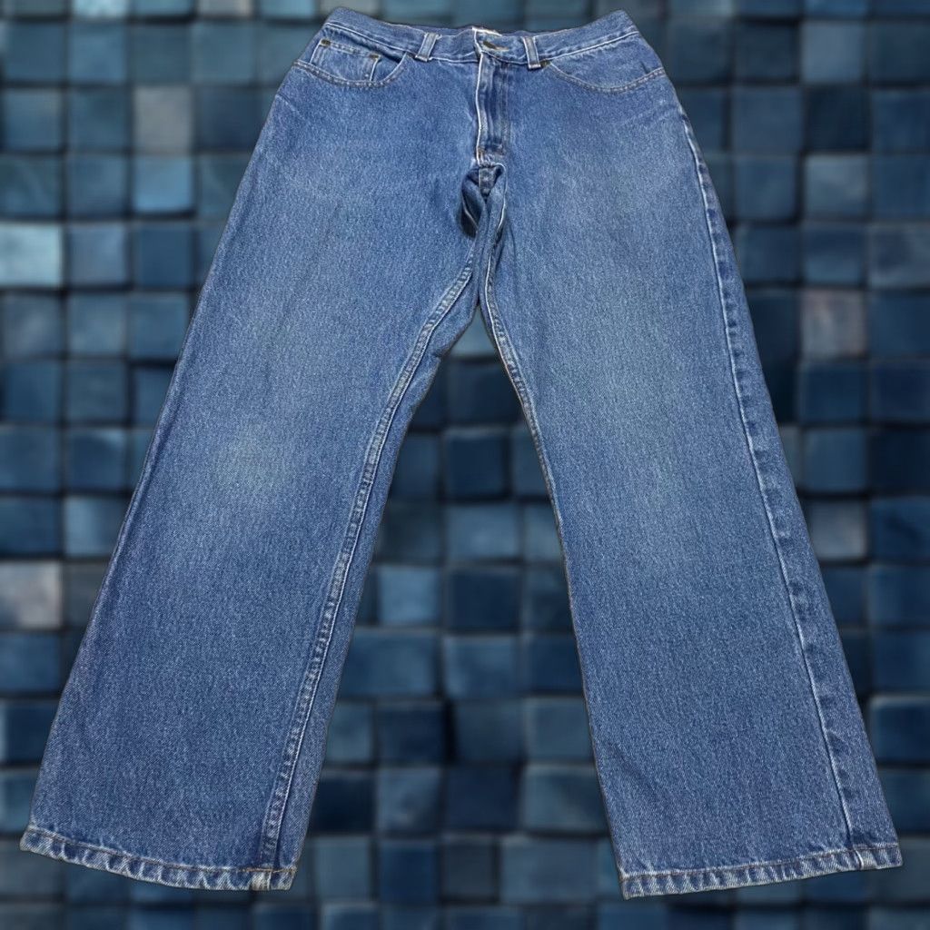 Vintage L.L. Bean Womens Jeans 6P Blue Denim Medium Wash Straight High Rise Original Fit Size 28" / US 6 / IT 42 - 1 Thumbnail