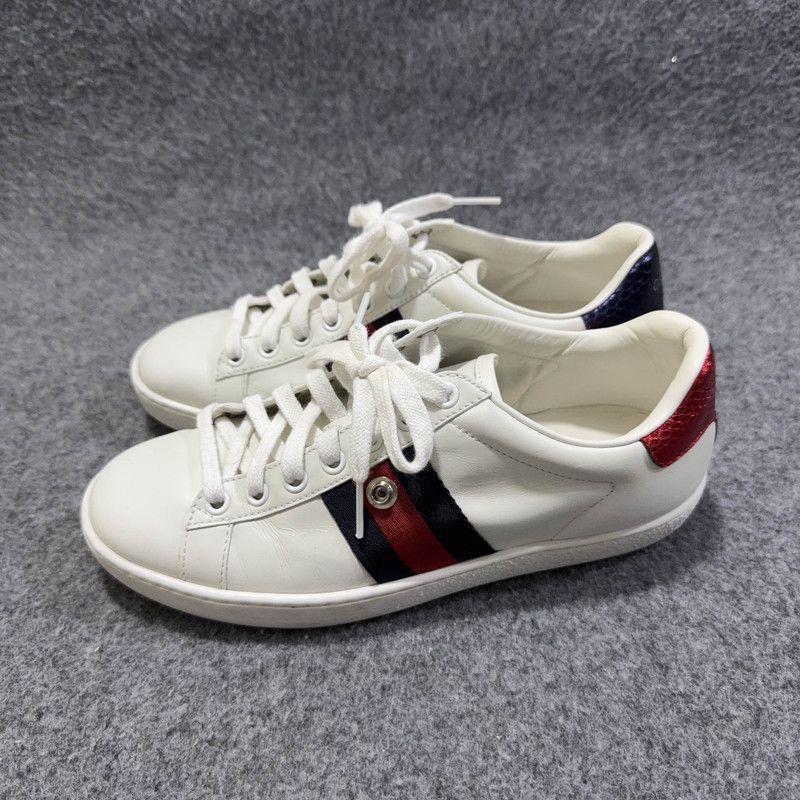 Gucci Gucci Ace Leather Casual Sneakers for Women -2508 Size US 5 / IT 35 - 1 Thumbnail
