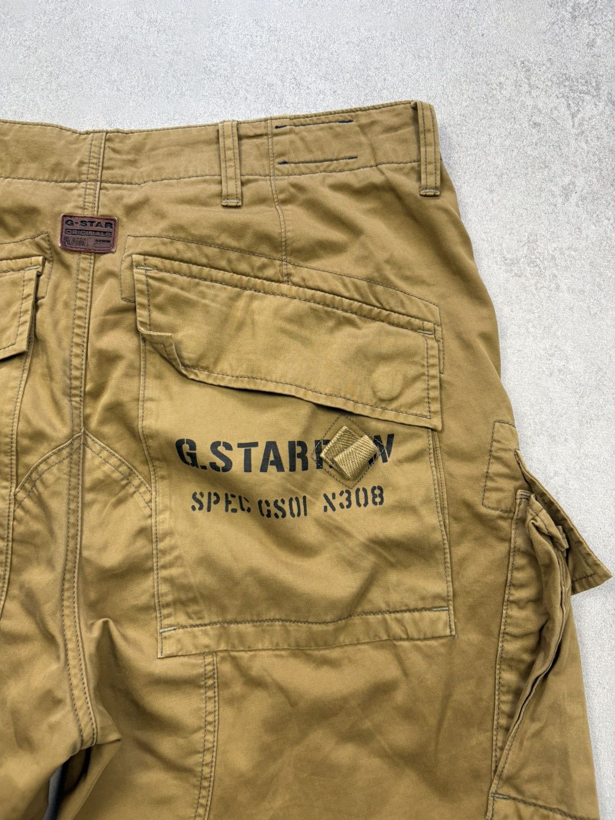 G-Star G-Star RAW Aero Rovic Loose Cargo Pants Brown 32x32 Military Size US 32 / EU 48 - 3 Thumbnail