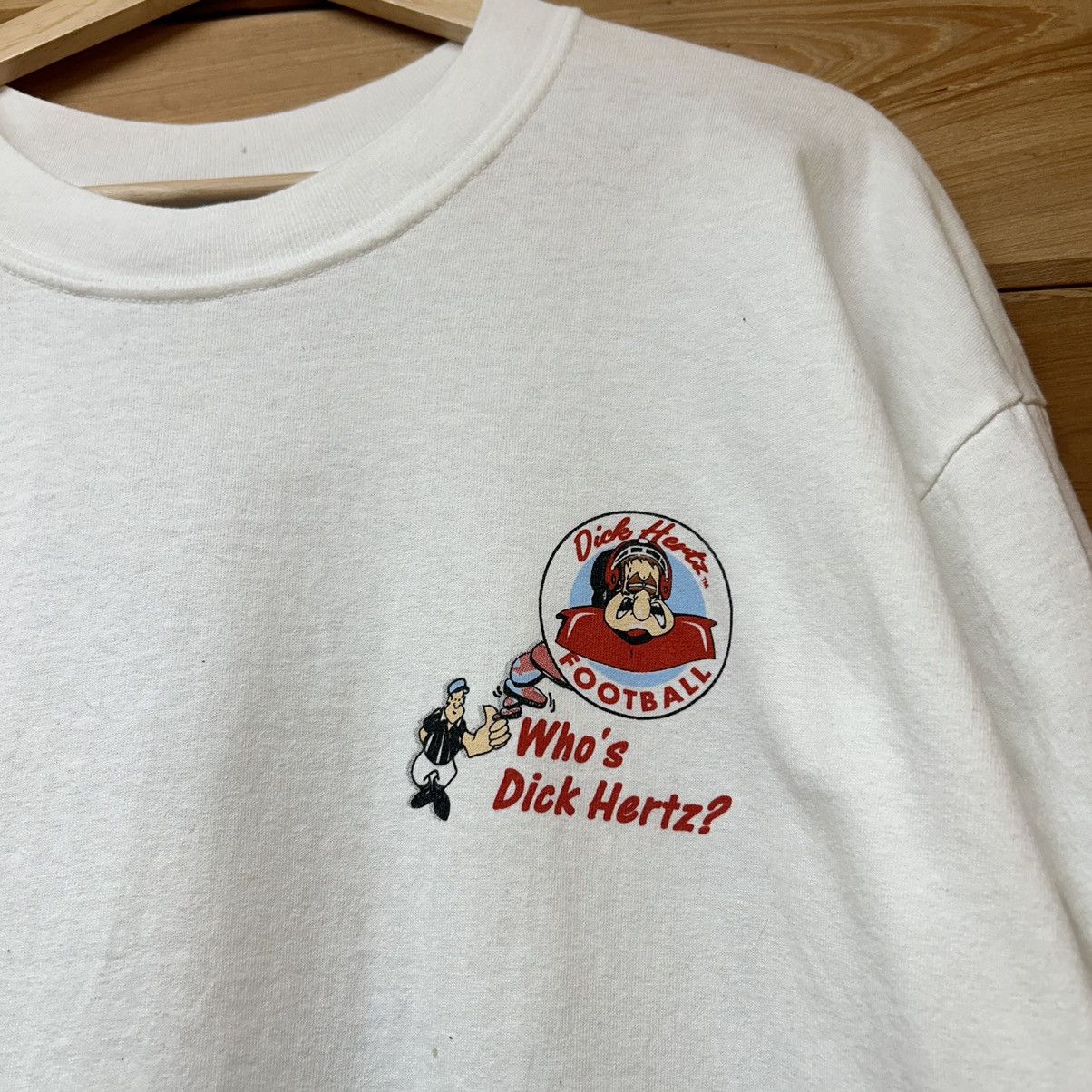 Vintage Vintage Dick Hertz Funny Raunchy Big Johnson Style T Shirt Size US XL / EU 56 / 4 - 4 Thumbnail
