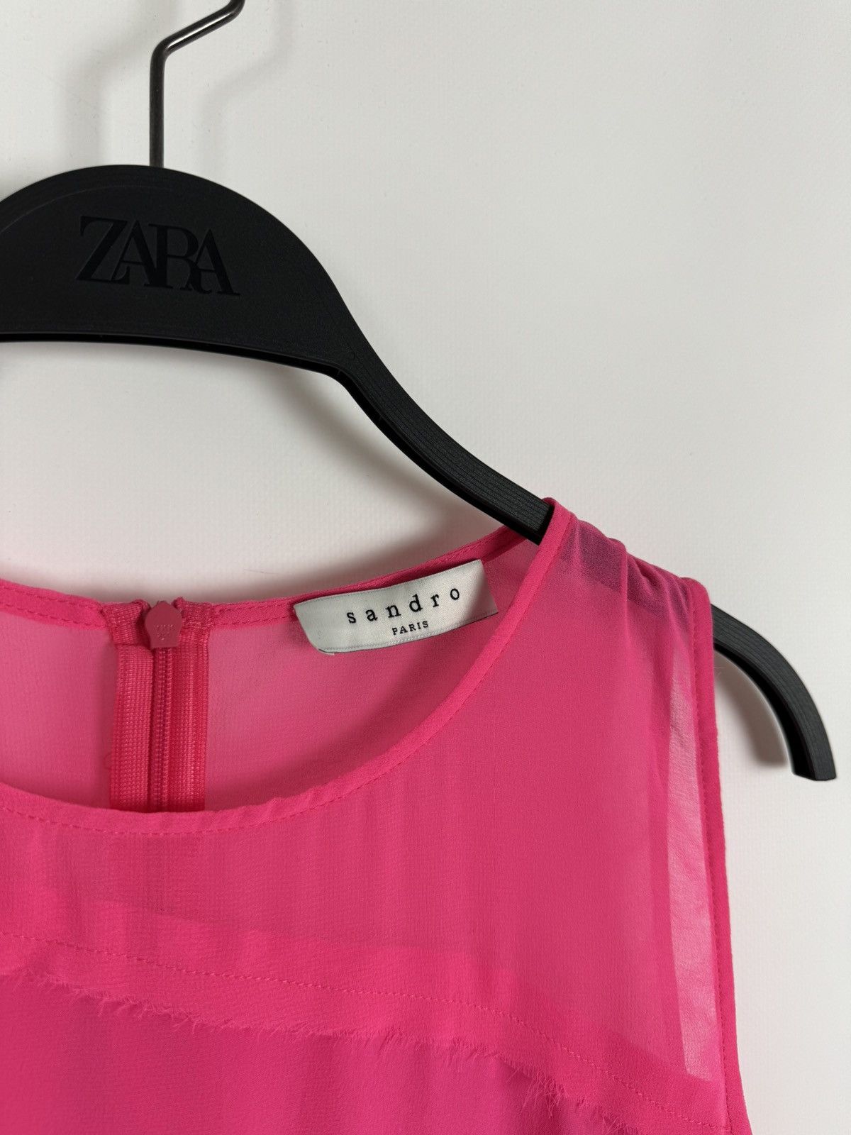 Sandro Sandro Paris Pink Tank Top Size S / US 4 / IT 40 - 4 Thumbnail