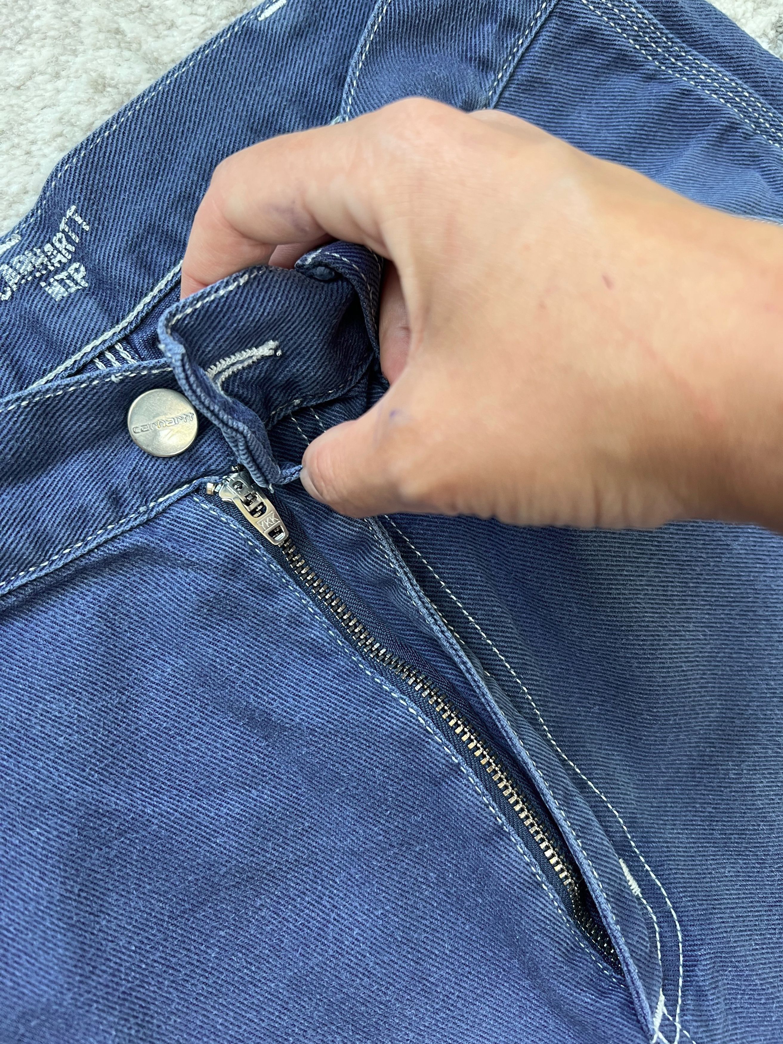 Carhartt Wip Carhartt WIP Penrod Shorts Blue Workwear Fit (30) Size US 30 / EU 46 - 2 Thumbnail