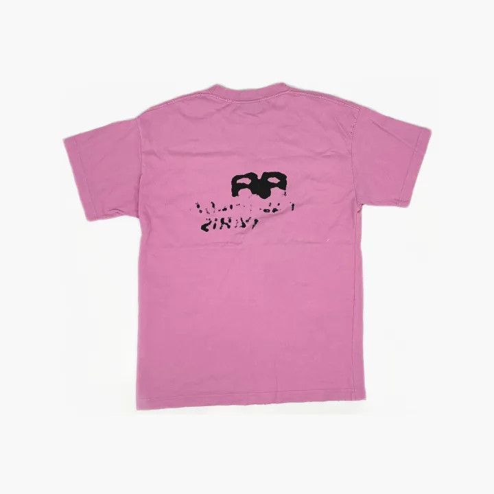Balenciaga Balenciaga Pink Hand Drawn Logo T-Shirt 0079-2507 Size S / US 4 / IT 40 - 3 Thumbnail