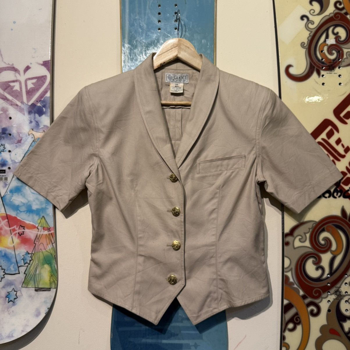 Gucci × Vintage Vintage Gucci Blazers Size M / US 6-8 / IT 42-44 - 1 Thumbnail
