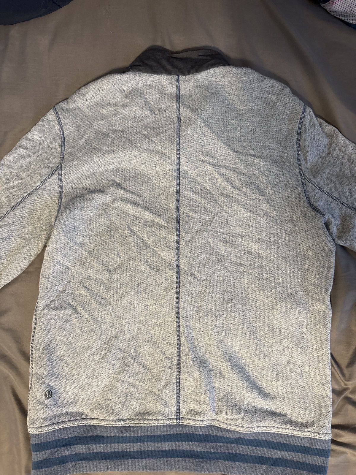 Lululemon Lululemon 1/4 Button Up Blue Pullover Long Sleeve Sweater Size US M / EU 48-50 / 2 - 2 Thumbnail