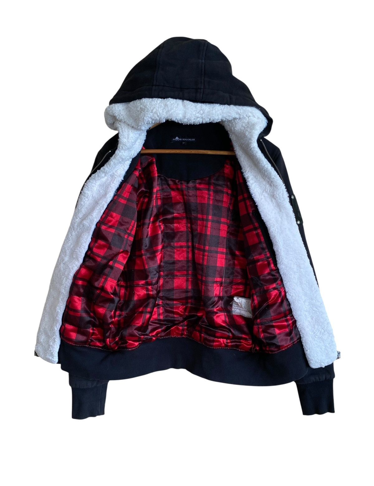 Moose Knuckles Rare Design Vintage Moose Knuckles Fur Bomber Jacket 2000s Size US S / EU 44-46 / 1 - 3 Thumbnail