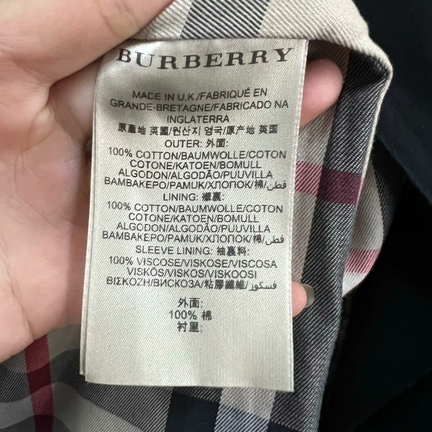 Burberry Burberry Black Double-Breasted Trench Coat Size US XS / EU 42 / 0 - 3 Thumbnail