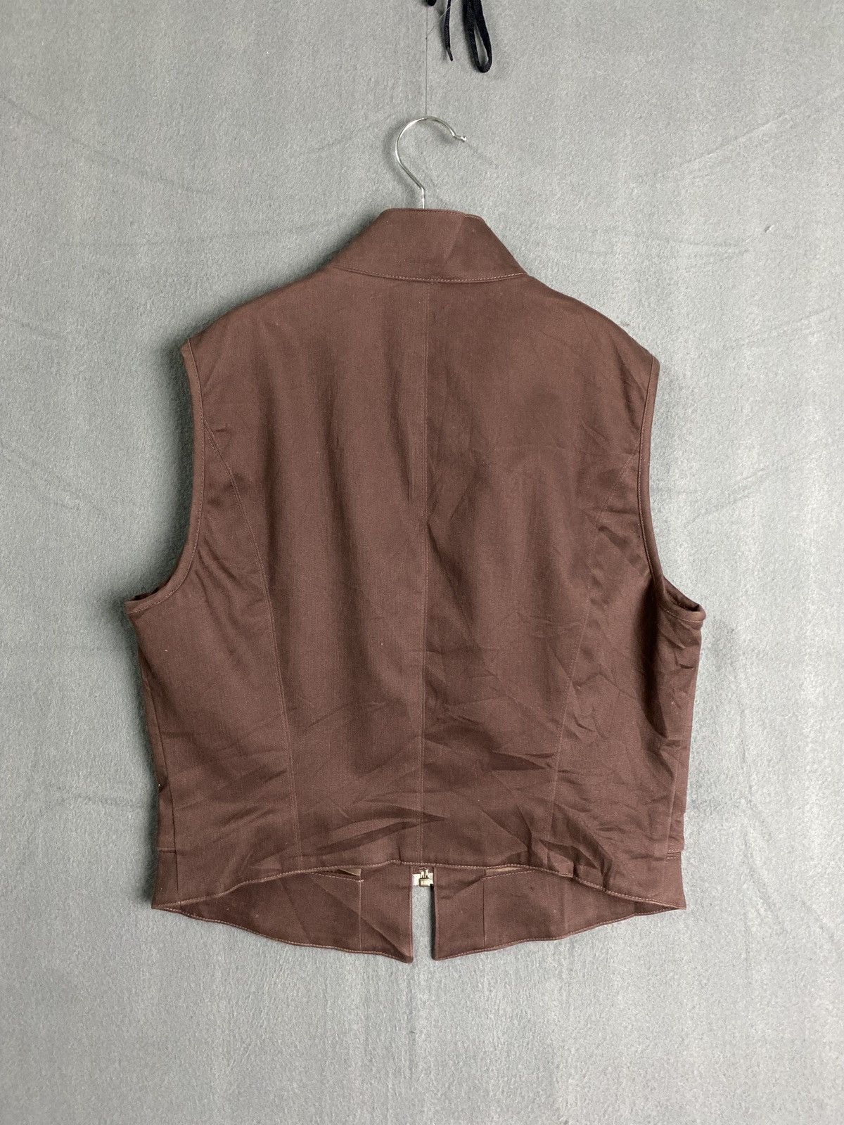 Hiroko Koshino Homme × Japanese Brand Hiroko Bis Vest Made in Japan Size XS / US 0-2 / IT 36-38 - 2 Thumbnail