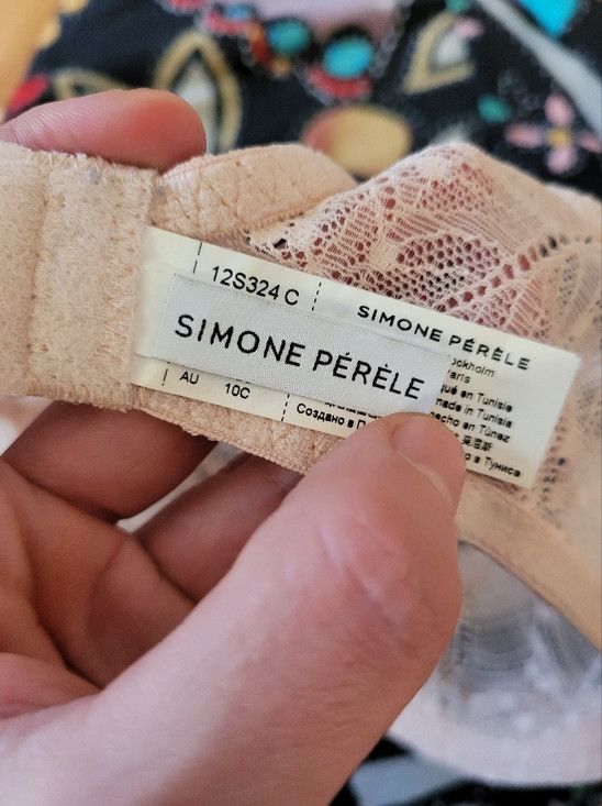 Other Simone Perele Light Pink Comete Molded Underwired Bra - 32c Size ONE SIZE - 8 Thumbnail