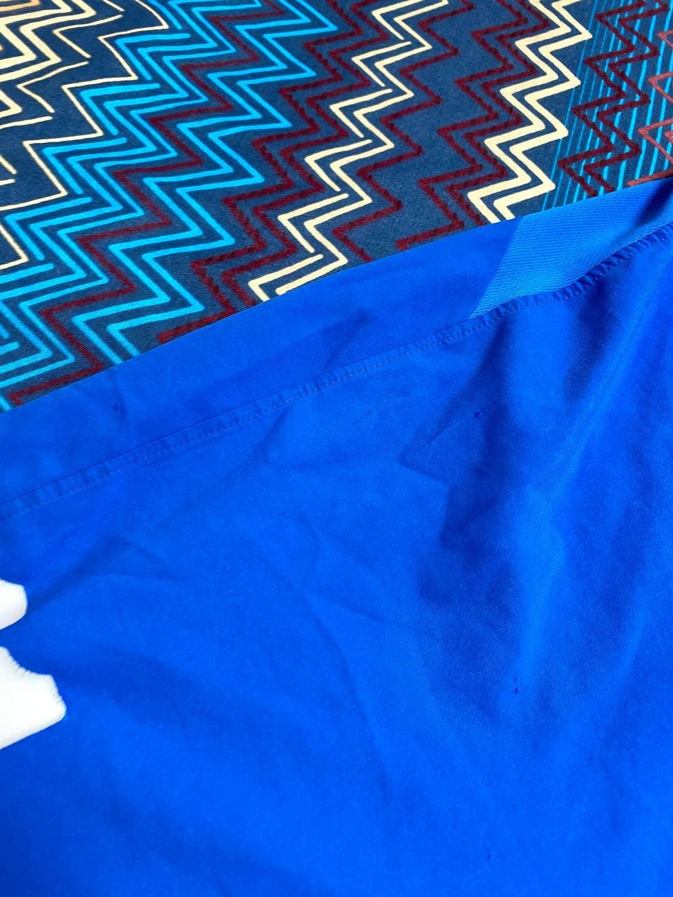 Nike shorts blue streetwear logo NIKE Vintage crazy Y2K Size US 34 / EU 50 - 10 Thumbnail