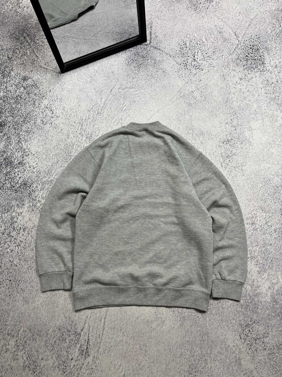 Russell Athletic × Vintage Vintage 90s y2k Russell Athletic Sweatshirt Boxy Fit Gray Size US S / EU 44-46 / 1 - 5 Thumbnail