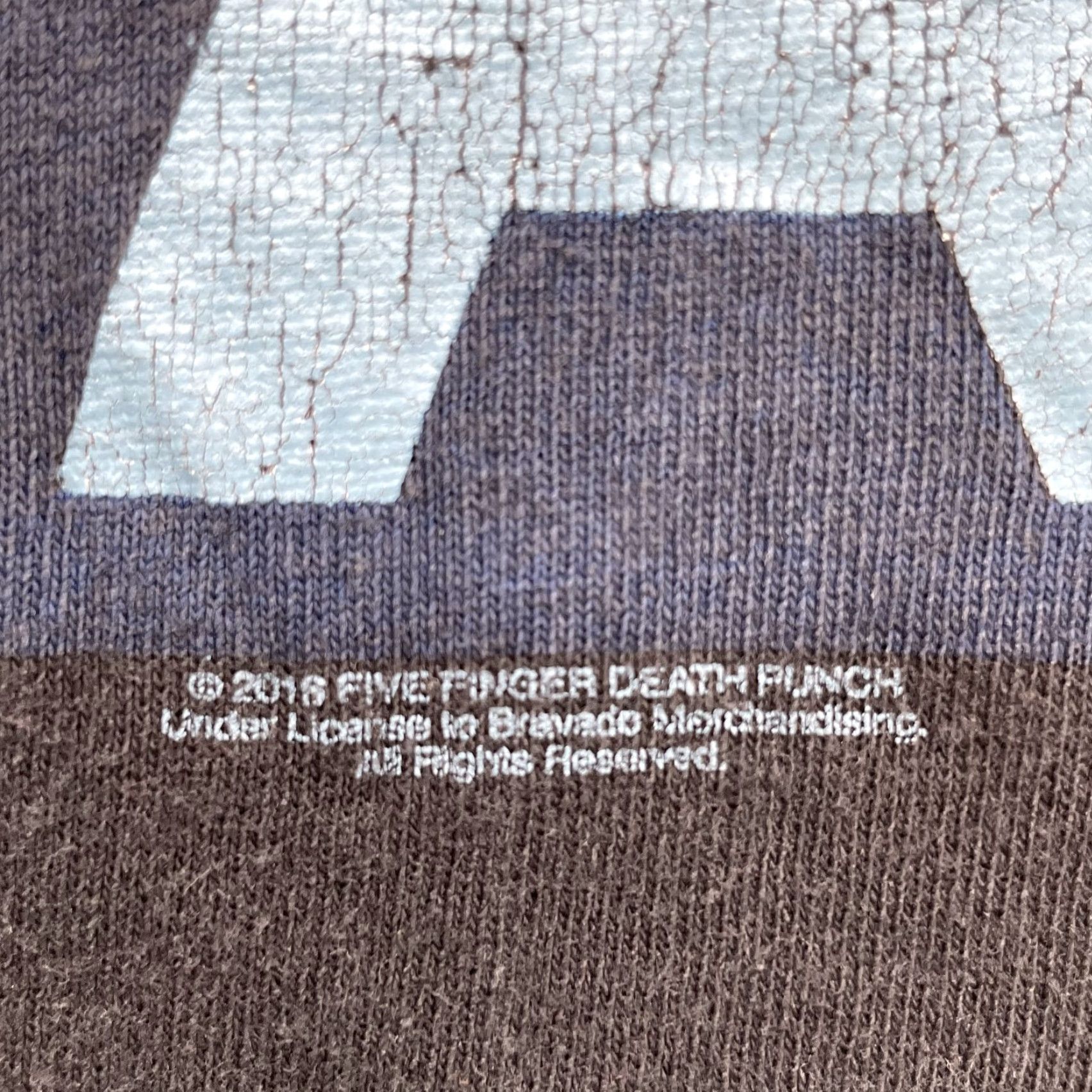 Vintage VINTAGE Five Finger Death Punch Band T-Shirt Men's Medium Black Punk Music Streetwear Shirt Mens M Black Rock Graphic Print 90s Music Vintage Size US M / EU 48-50 / 2 - 4 Thumbnail