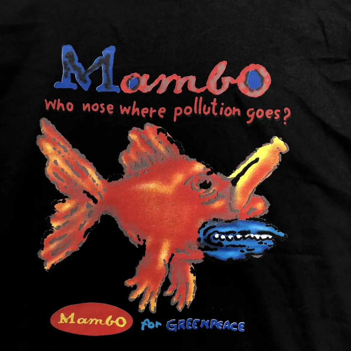 Mambo Never Worn/New!!! Vintage 90s Mambo Big Logo T-shirt | M | Size US M / EU 48-50 / 2 - 4 Thumbnail