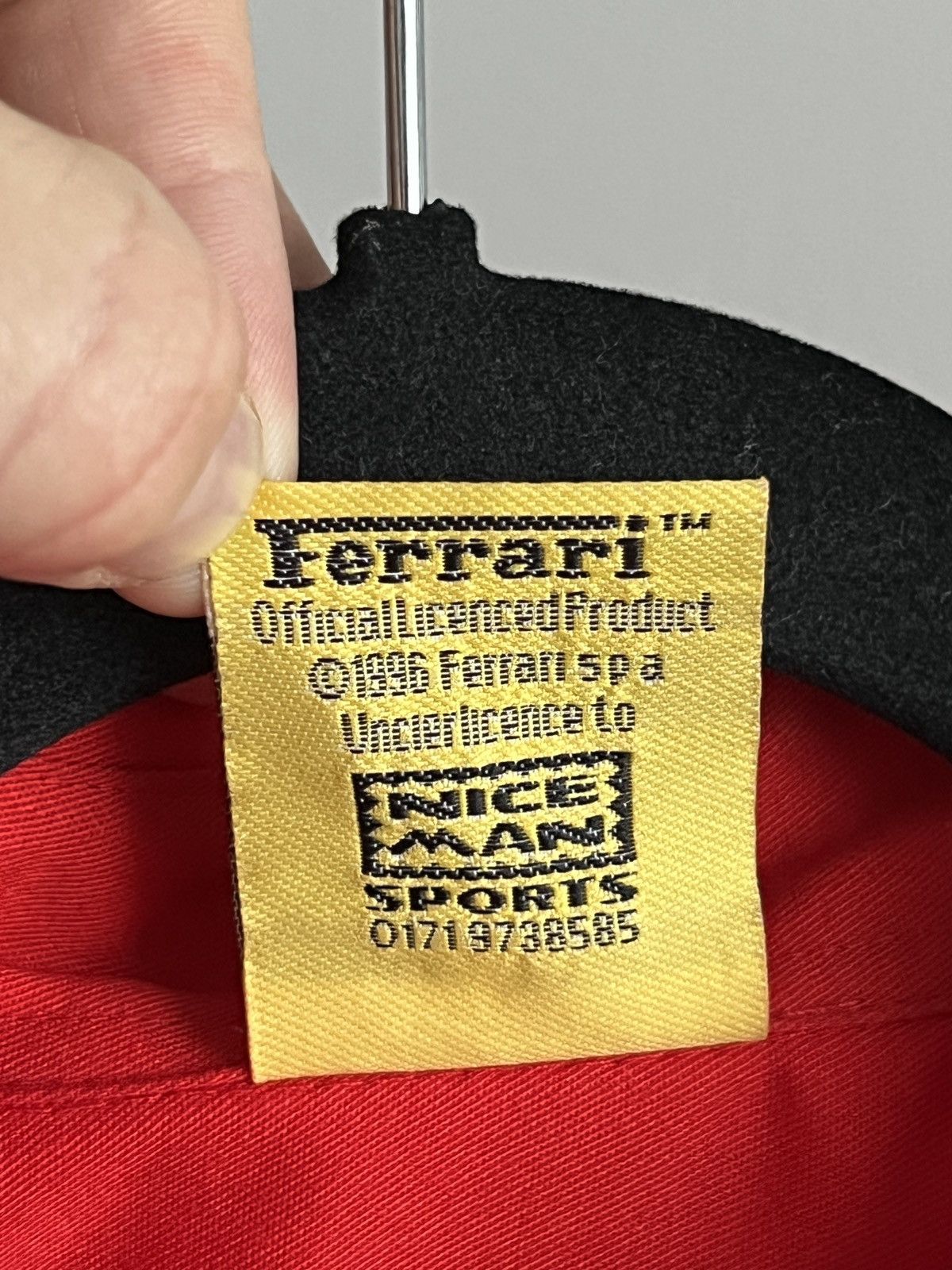 Ferrari Vintage Ferrari 1996 Scuderia F1 Racing Retro Button Shirt Size US XL / EU 56 / 4 - 14 Thumbnail