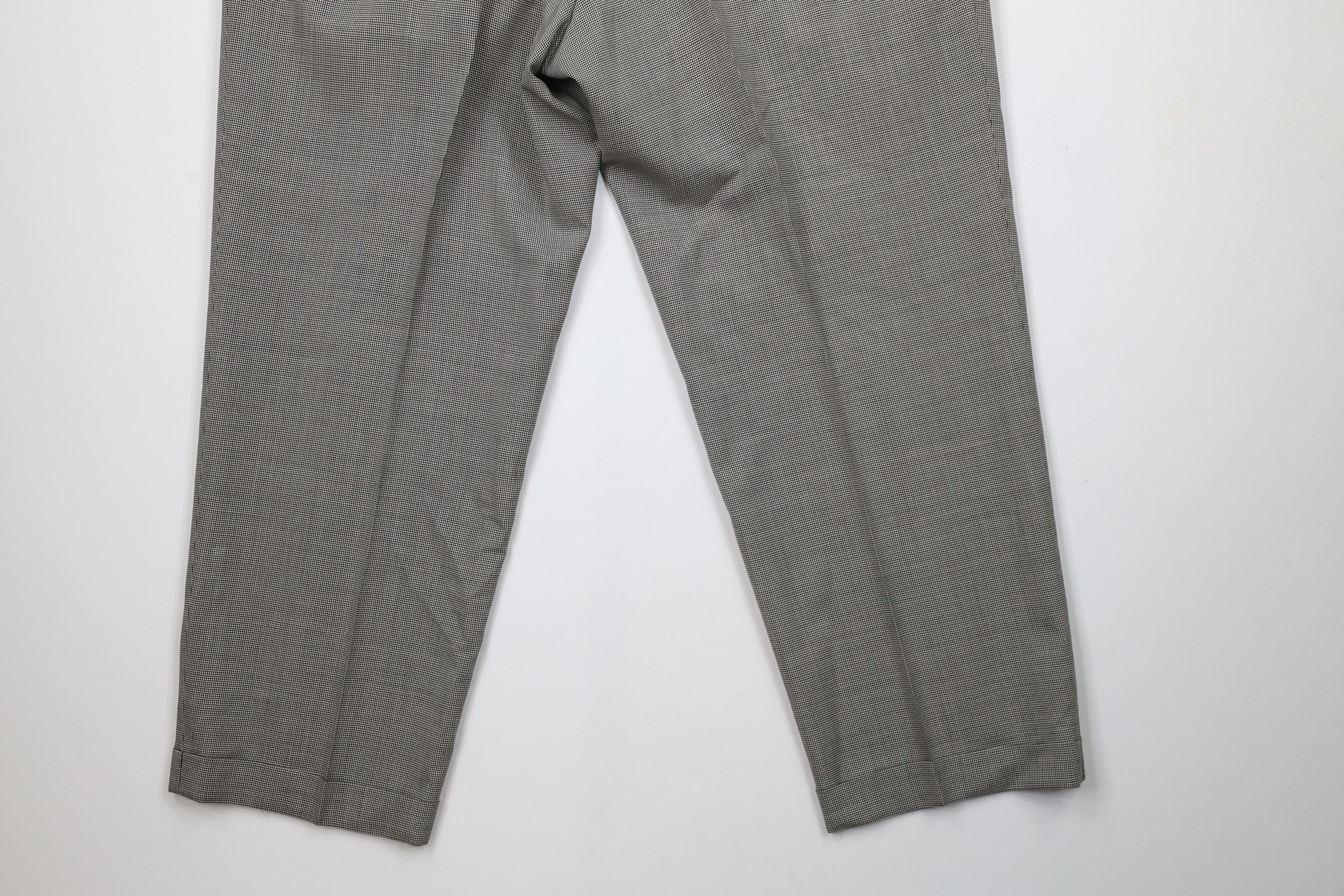 Vintage Vintage 90s Streetwear Pleated Houndstooth Chino Pants Wool Size US 38 / EU 54 - 11 Thumbnail