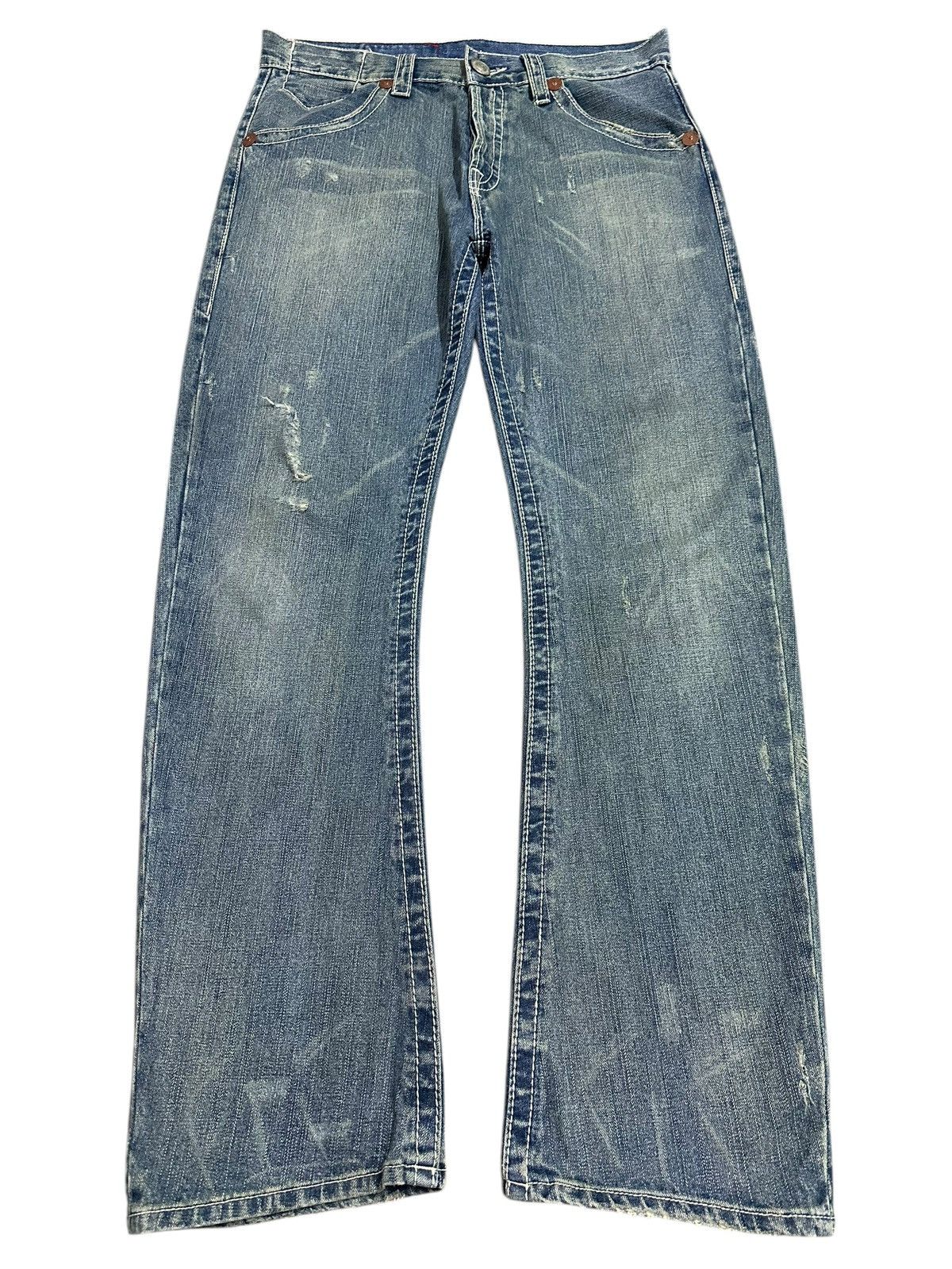 Japanese Brand Vintage True Religion Blue Wash Style Loose Jeans Size US 36 / EU 52 - 1 Thumbnail