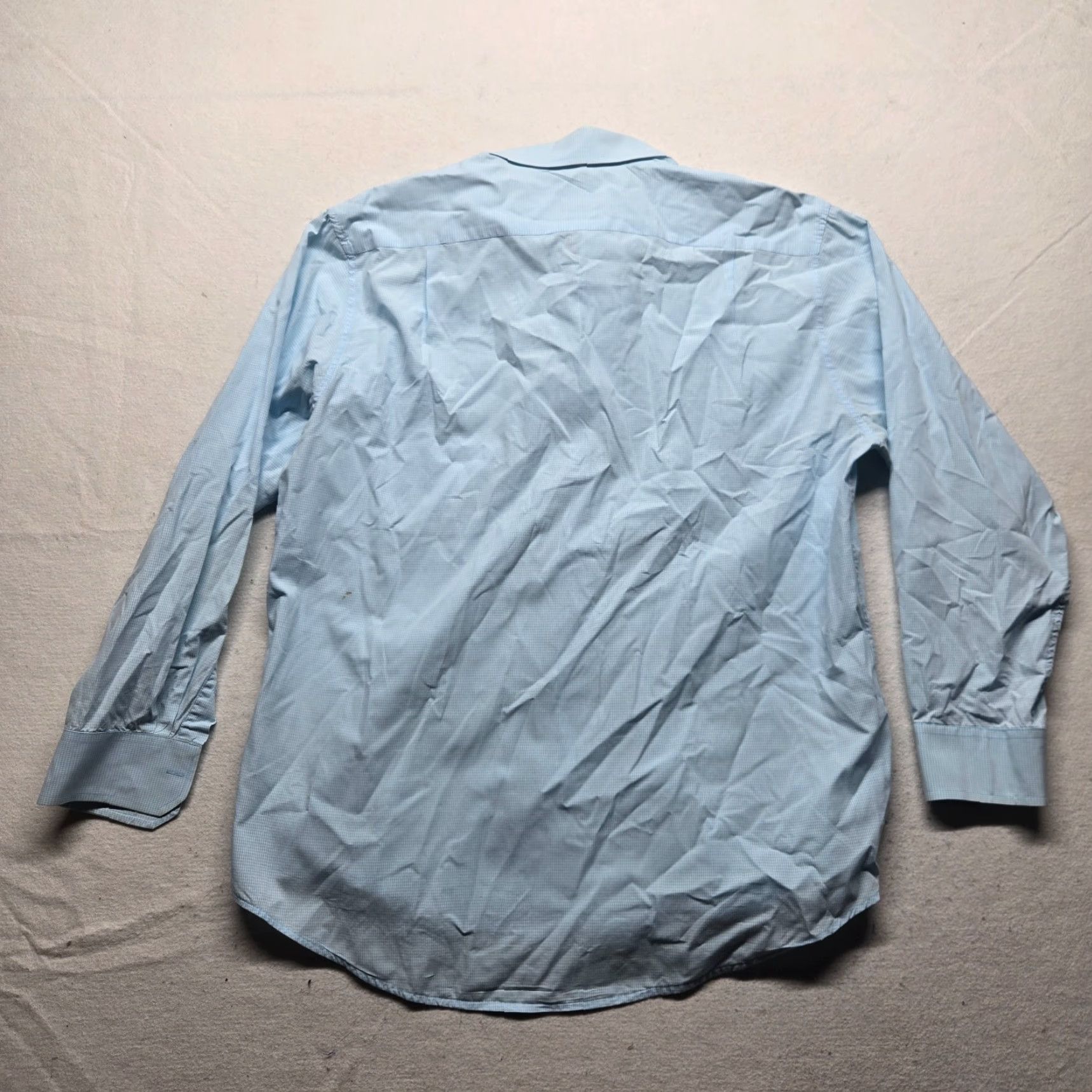 Izod IZOD Shirt Button-Up Long Sleeve Adult Mens L Blue Plaids & Checks Casual Colorful Button-Front 92s? Size US L / EU 52-54 / 3 - 7 Thumbnail
