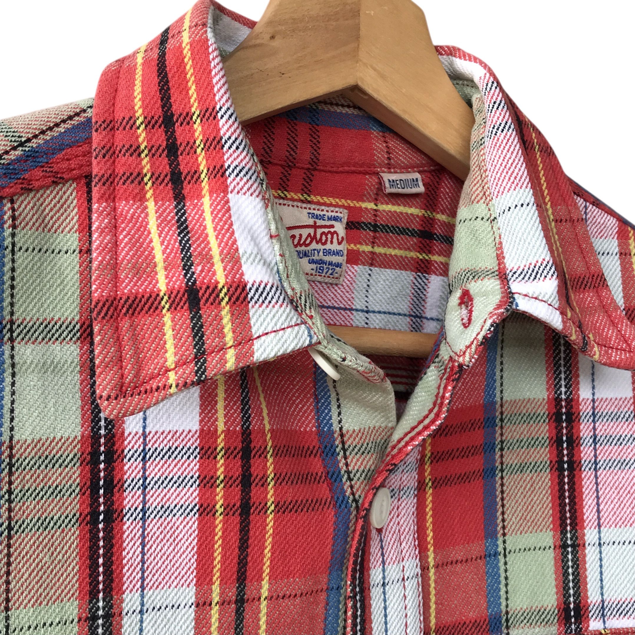 Vintage Houston USA Heavy Cotton Lumberjack Flannel Shirt Size US M / EU 48-50 / 2 - 4 Thumbnail