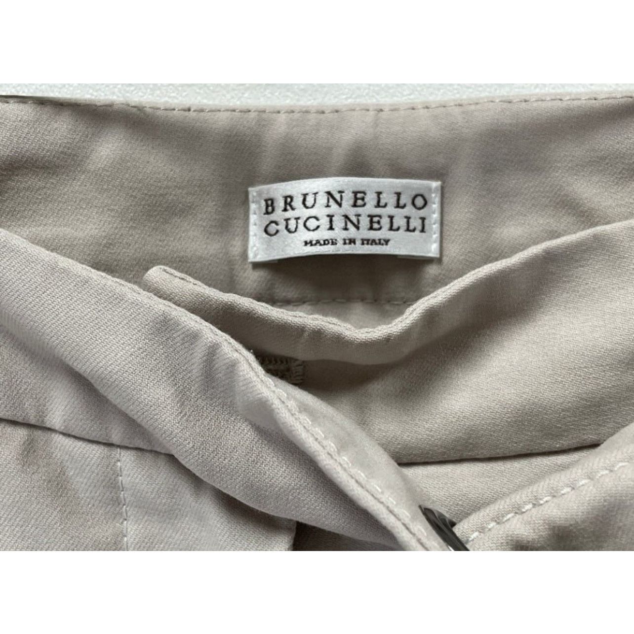 Brunello Cucinelli Brunello Cucinelli Stretch Skinny Cropped Pants - Size 4 Size 27" / US 4 / IT 40 - 4 Thumbnail