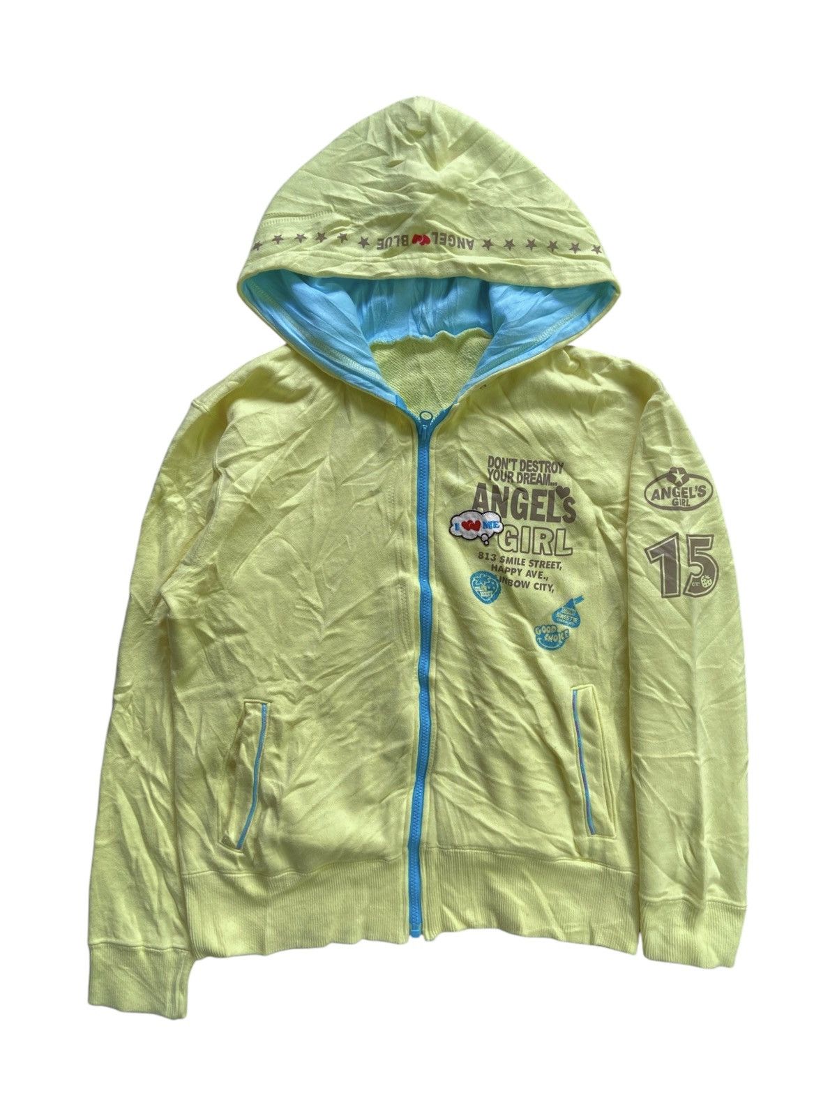 Angel Blue ANGEL BLUE DONT DESTROY YOUR DREAM ZIP HOODIE Size US S / EU 44-46 / 1 - 1 Thumbnail